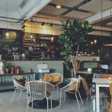 Commercial kitchen cleaning with steam and vacuum