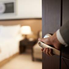 Hotel housekeeping with steam vacuum cleaners